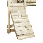 Complex de joaca Cheeky Monkey PlaySet - Centru multifuntional din lemn Play Center